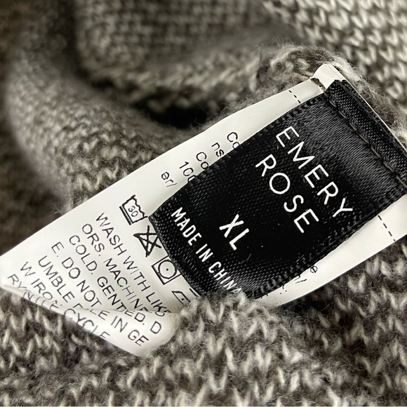 Emery Rose XL Drop Shoulder Bubble Sleeve Duster Longline Cardigan Buttery Soft - Picture 4 of 6